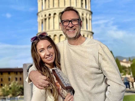 Chris and Amanda in Italy