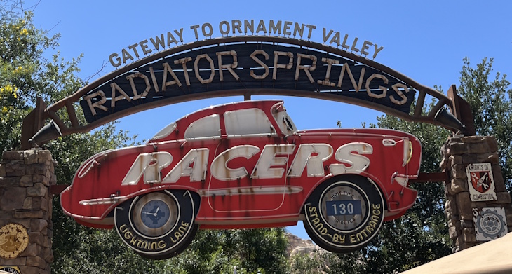 Disneyland Radiator Racers
